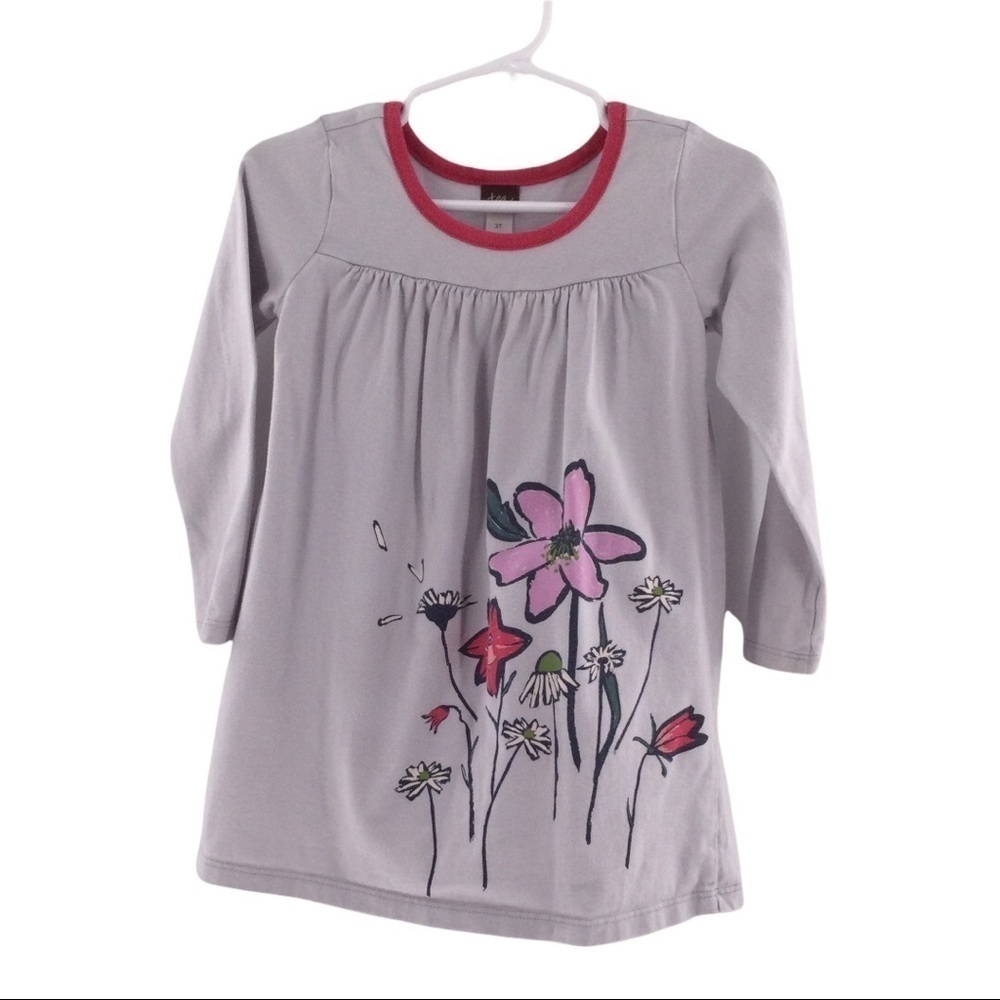 Tea Collection Ringer Graphic Flower Dress
